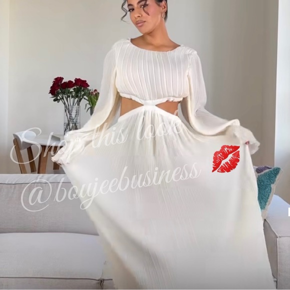 ZARA Cut Out Pleated Dress BNWT - Picture 11 of 13